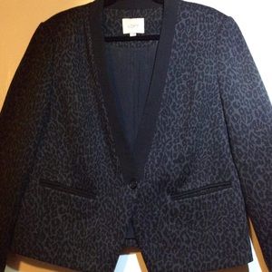 Loft Animal Print Blazer